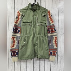 Thread & Suppy Olive Hooded Jacket